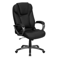 Flash Furniture High Back Black Leather Executive Office Chair BT-9066-BK-GG